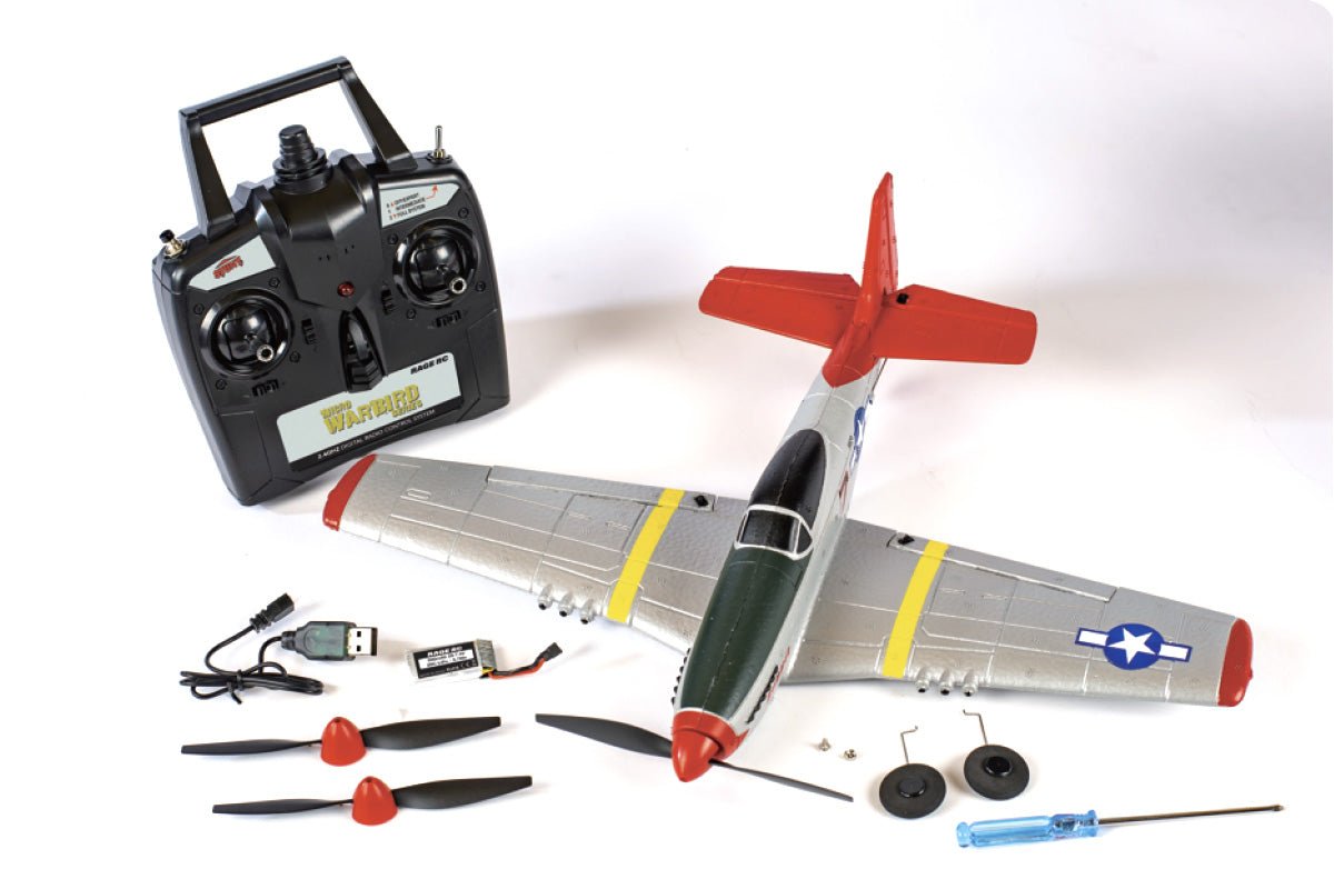 P-51D Mustang Micro RTF Airplane w/PASS - H y p e z RC
