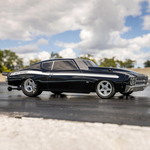 1/16 1970 Chevy Chevelle 2WD Mini No Prep Drag Car RTR, Black