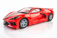 Corvette C8, Accelerate Yellow, HO Scale Slot Car