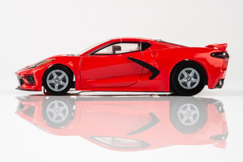 Corvette C8, Accelerate Yellow, HO Scale Slot Car