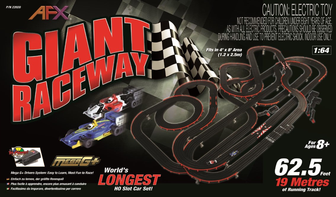 Giant Raceway Set for HO Scale Slot Cars