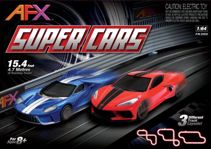 Super Cars HO Slot Car Set