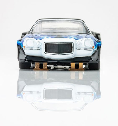 1973 Camaro Wildfire, Black/Blue, HO Scale Slot Car