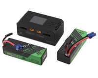 EcoPower Intelligent 2x3S 5000mAh EC5 LiPo Batteries/"Electron Dual" Charger Bundle (11.1V/100C) (AC-300W) (DC-350W x2)