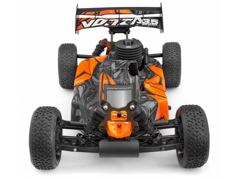 Vorza 3.5 Buggy, 1/8 Scale 4WD RTR Big Block Nitro w/ 2.4GHz Radio System, Orange