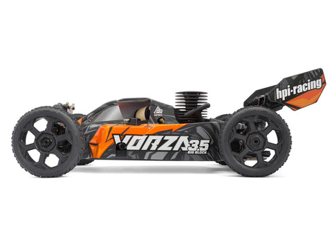 Vorza 3.5 Buggy, 1/8 Scale 4WD RTR Big Block Nitro w/ 2.4GHz Radio System, Orange