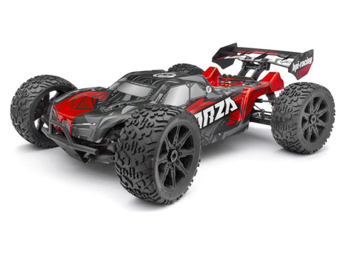 Vorza Flux Truggy, 1/8 Scale 4WD RTR Brushless w/2.4GHz Radio System, Red