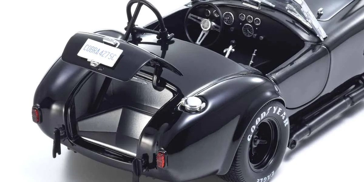 1/18 Scale Shelby Cobra 427 S/C Black Model Diecast Car