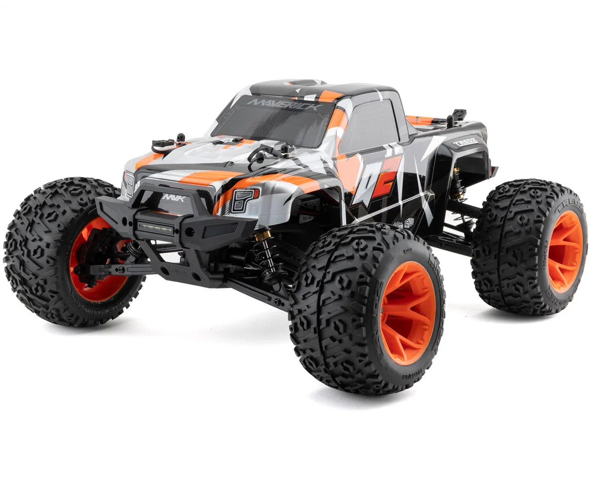 Maverick Quantum2 1/10 4WD RTR Electric Monster Truck (Orange) - H y p e z   RC