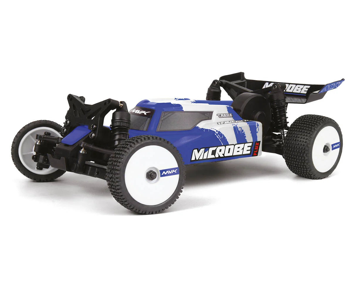 Maverick Microbe Flux 1/24 Brushless RTR 2WD Buggy (Blue) w/2.4GHz Radio, Battery & Charger - H y p e z   RC