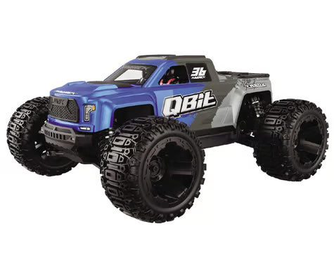 Maverick QBit MT 1/16 4WD RTR Brushed Monster Truck (Blue) - H y p e z   RC