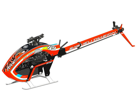 SAB Goblin Raw 420 Competition Electric Helicopter Kit (Orange) w/Blades