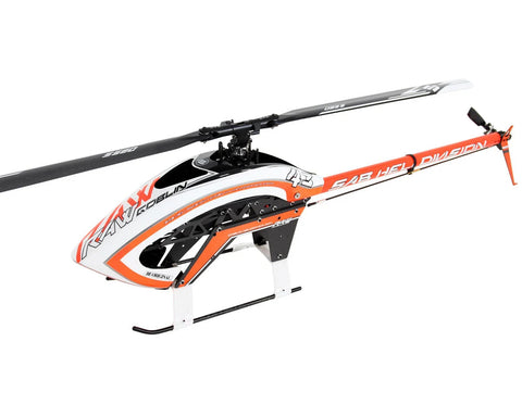 SAB Goblin Raw 580 Electric Helicopter Kit (Orange/White) w/Main & Tail Blades