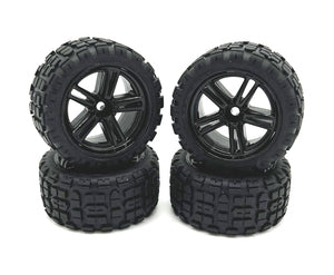 Assembled Wheels & Tires (4); Mini Trek MT - H y p e z   RC
