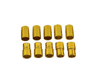 8mm Gold Plated Banana Plugs, Male & Female (5 pair) - H y p e z   RC