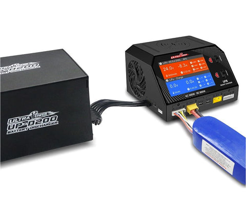 UP8 AC 400W / DC 600W 16A x2 Dual Channel Output 1-6S Battery Charger/Discharger/Balancer/Tester