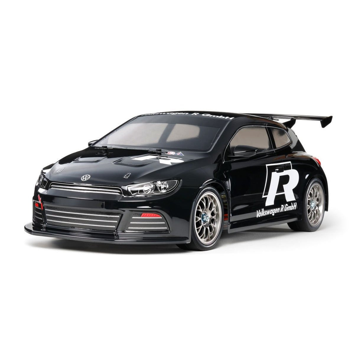 1/10 RC Volkswagen Scirocco GT Kit, w/ TT-01 Type-E Chassis & Black Painted Body - H y p e z RC