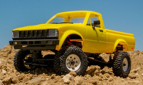 1/24 Trail Finder 2 RTR W/ Mojave II Hard Body Set (Yellow) - H y p e z RC