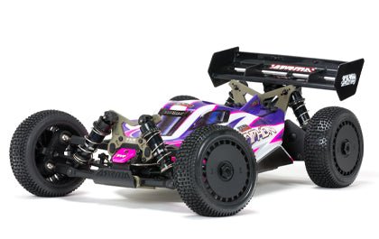 1/8 TLR Tuned TYPHON 4WD Roller Buggy, Pink/Purple - H y p e z RC