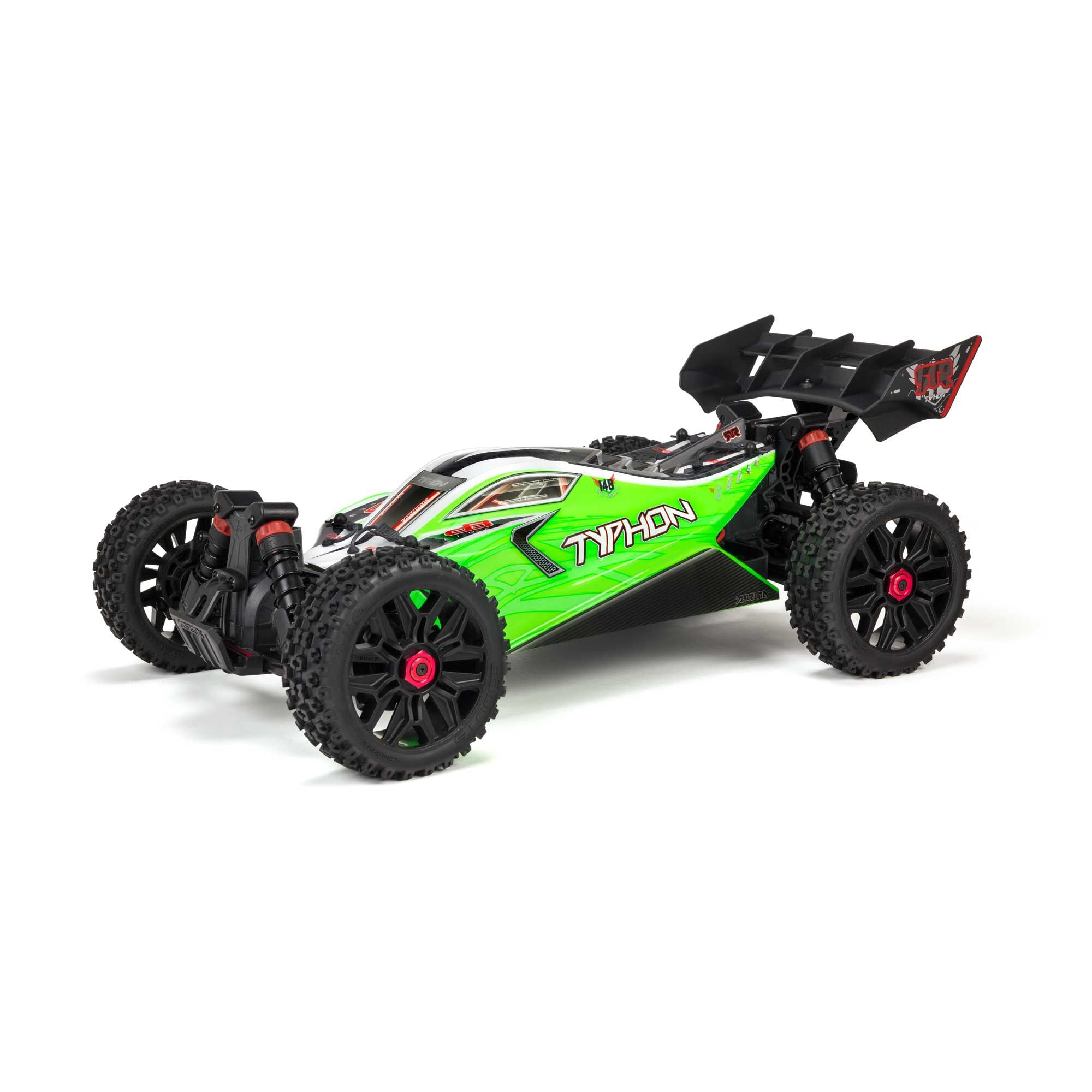 1/8 TYPHON 4WD V3 MEGA 550 Brushed Buggy RTR, Green - H y p e z RC