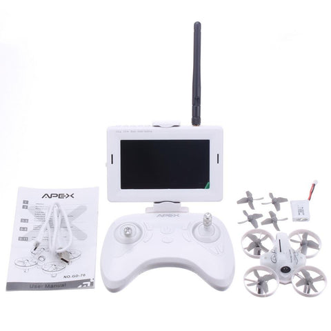 Apex GD-70 Ready to Fly FPV Drone Radio Monitor Combo - H y p e z RC