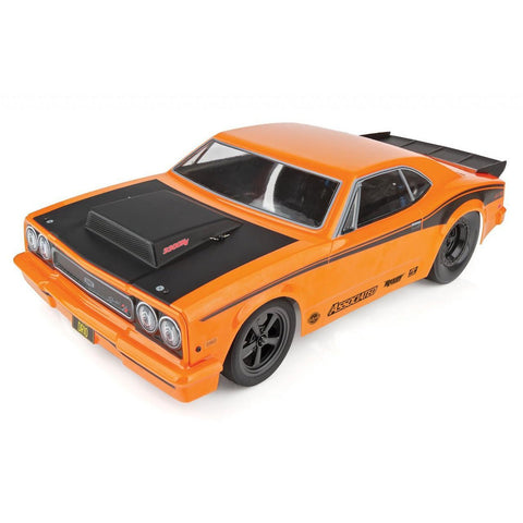 DR10 Drag Race Car, 1/10 Brushless 2WD RTR, w/ LiPo Battery & Charger, Orange - H y p e z RC