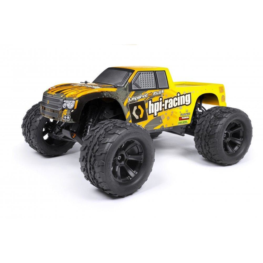 Jumpshot 1/10 Monster Truck Flux 2WD Grey / Yellow, RTR - H y p e z RC