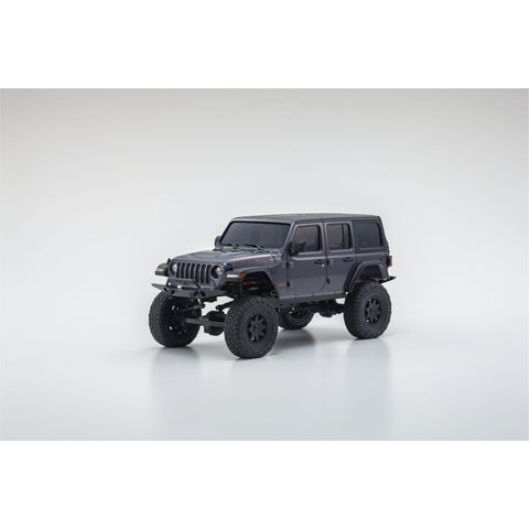 Mini-Z 4x4 Jeep Wrangler Unlimited Rubicon, Granite Crystal Metallic, Readyset - H y p e z RC