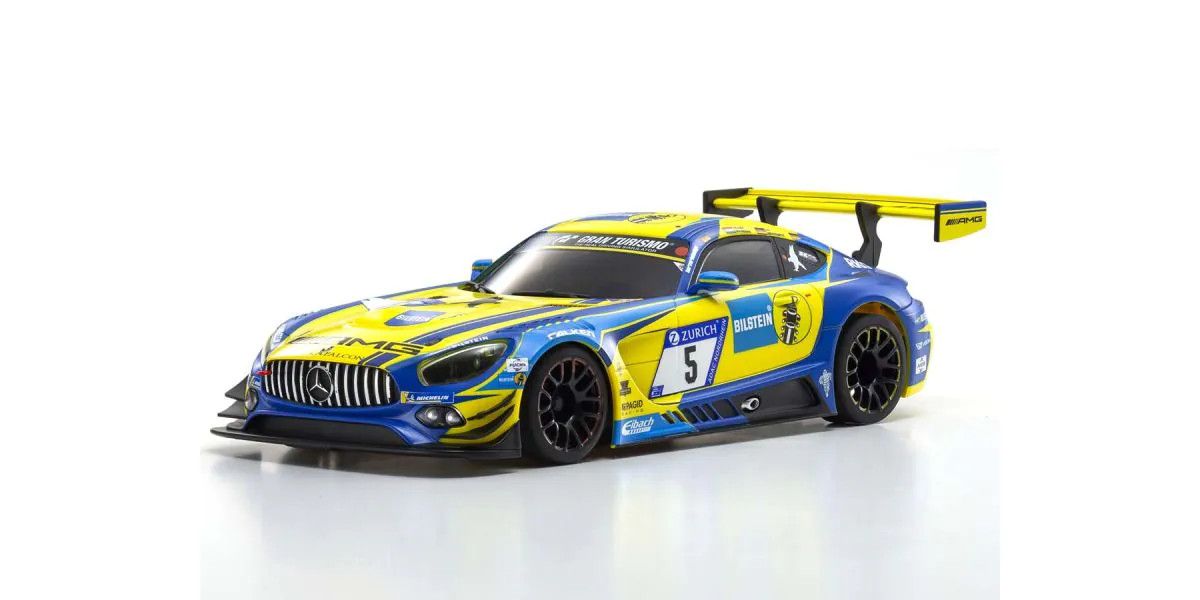 MINI-Z RWD Mercedes-AMG GT3 Blue/Yellow - H y p e z RC