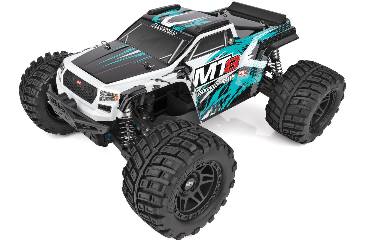 Rival MT8 1/8 Scale 4WD Electric Monster Truck, Teal, RTR - H y p e z RC