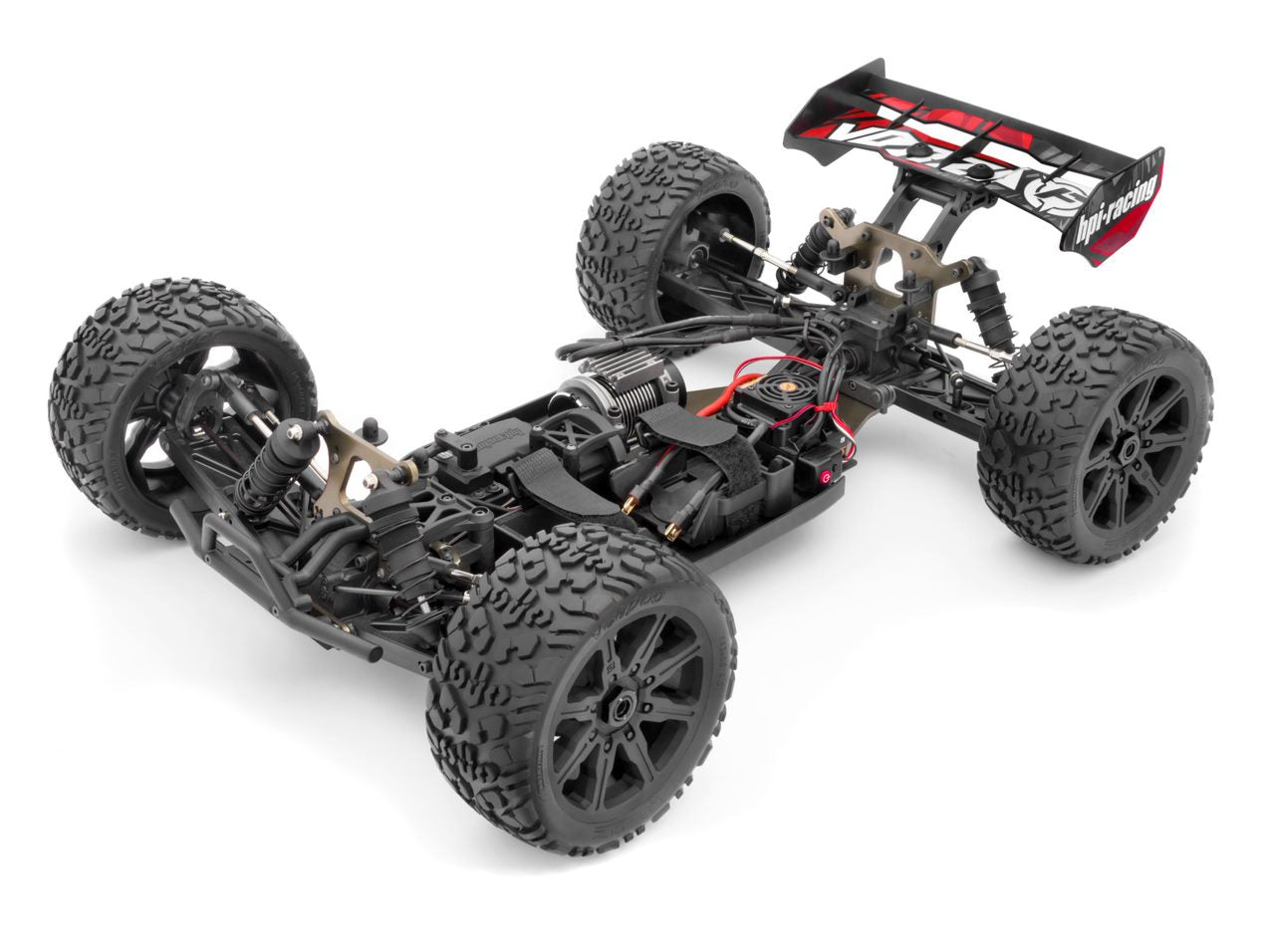 Vorza Truggy Flux RTR, 1/8 Scale, 4WD, Brushless ESC, w/ 2.4GHz Radio System, Red - H y p e z RC